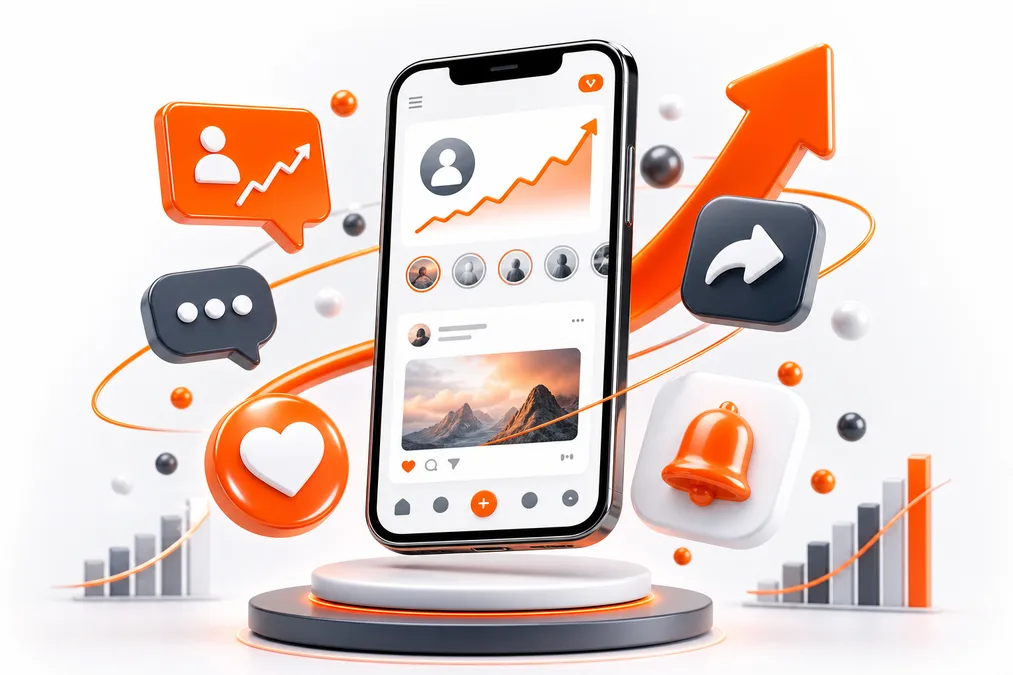 Social media growth